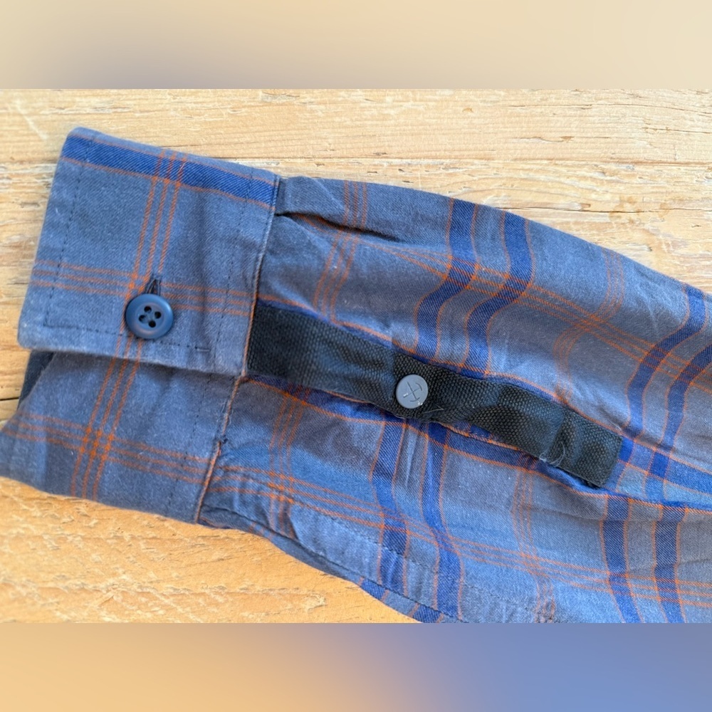 REI Cooperative Cotton Plaid Men's Shirt M - Picture 7 of 8
